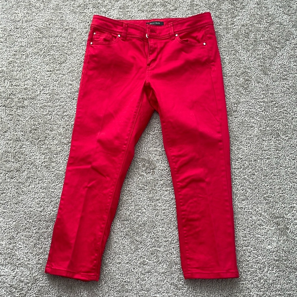 White House Black Market Slim Crop Jeans - great condition